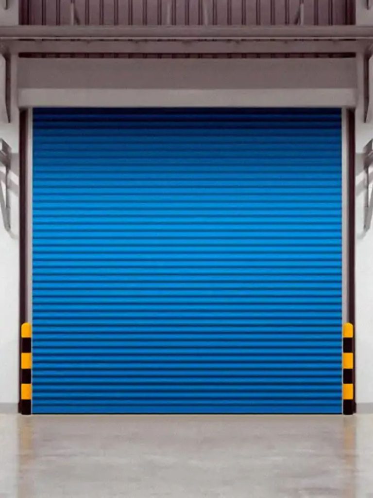 Porta automática de enrolar
